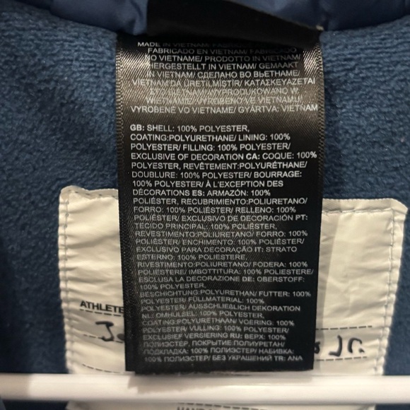 The North Face Freedom Snowsuit in Acoustic Blue Snow Peak Mountains 3-6 mths - Picture 12 of 13